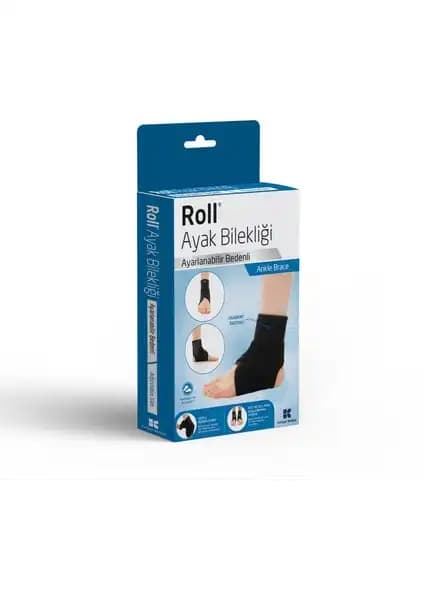 Roll Ayak Bilekliği Ligament Destekli ve Ayarlanabilir Beden Seçeneği ile Güvenli Koruma