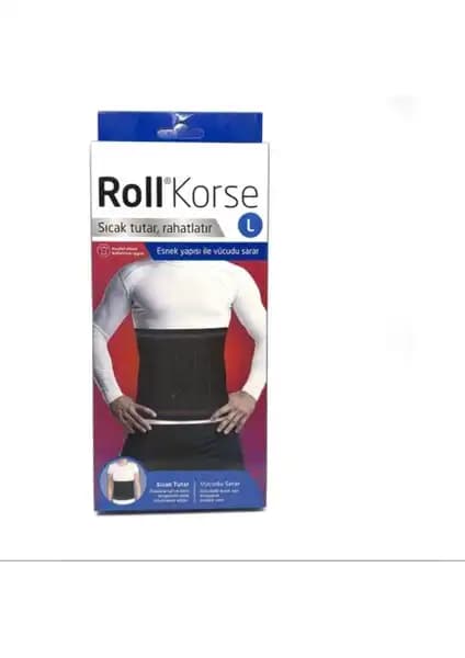 Roll Yün Korse Large: Günlük Konfor ve Şekillendirme İçin Doğal Malzeme Korse