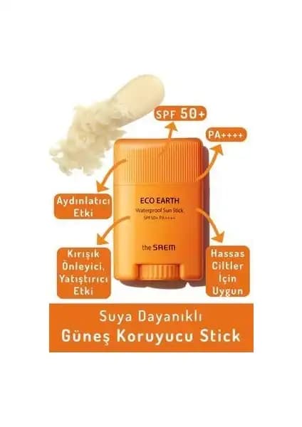 Saem Suya Dayanıklı Güneş Koruyucu Stick: Yüksek Koruma ve Pratik Kullanım Özellikleri