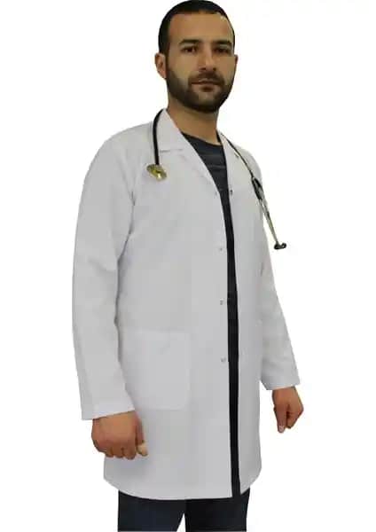 Safa Forma Erkek Doktor Önlüğü: Nefes Alabilir ve Antibakteriyel Sağlık Giysisi