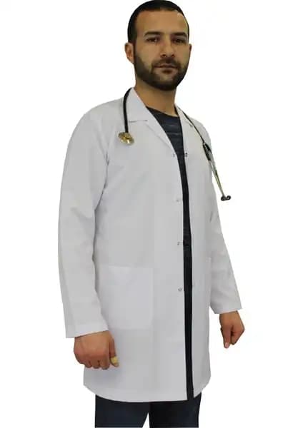 Safa Forma Erkek Doktor Önlüğü: Nefes Alabilir ve Antibakteriyel Sağlık Giysisi