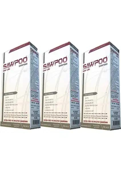 Sawpoo 300 ml Şampuan Saçlara Güç ve Besleyici Etki Sağlayan Çok Amaçlı Ürün