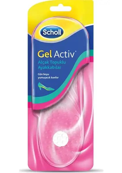 Scholl Gel Activ Tabanlık ile Alçak Topuklu Ayakkabılarda Konfor ve Destek Sağlama