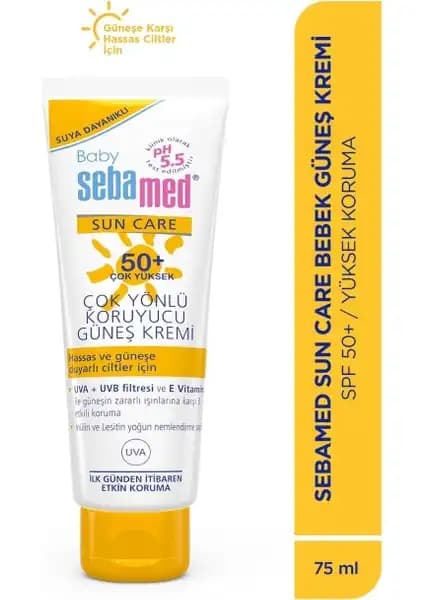Sebamed Baby Çok Yönlü Koruyucu Güneş Kremi Hassas Ciltler İçin Güçlü UV Koruması