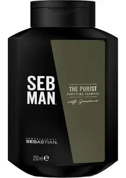 Sebastian Professional Seb Man The Purist Erkekler İçin Kepek Önleyici Güçlendirici Şampuan