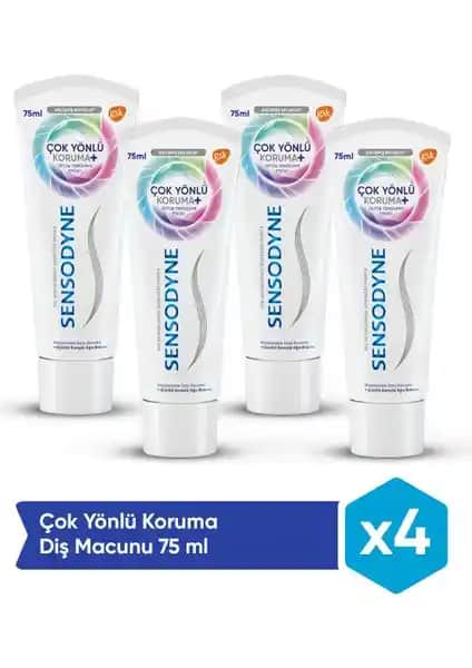 Sensodyne Çok Yönlü Koruma Diş Macunu Güvenilir Ağız Sağlığı ve Hassasiyet Azaltıcı Özellikler