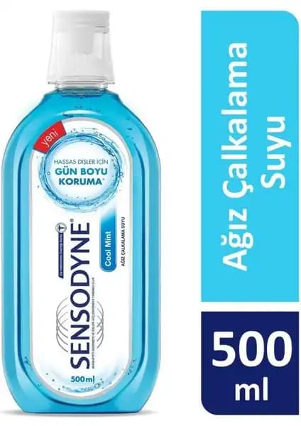 Sensodyne Cool Mint Ağız Bakım Suyu: Hassas Dişler İçin Uzun Süreli Koruma ve Ferahlatıcı Etki