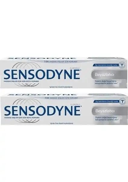 Sensodyne Hassas Dişler İçin Günlük Koruyucu Beyazlatıcı Diş Macunu 75 ml 2 Adet