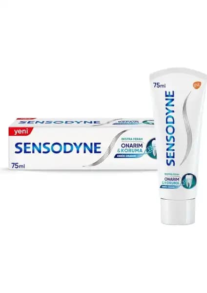 Sensodyne Onarim ve Koruma Ekstra Ferahlik Diş Macunu: Hassas Dişler ve Günlük Bakım İçin Uygun