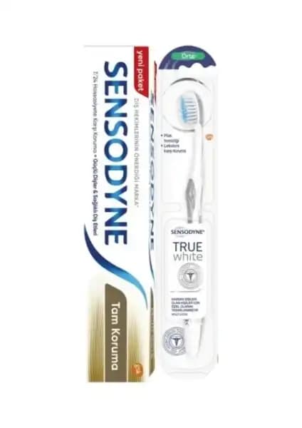 Sensodyne Tam Koruma Diş Macunu ve Diş Fırçası Seti Güvenilir Ağız Bakımı Çözümü