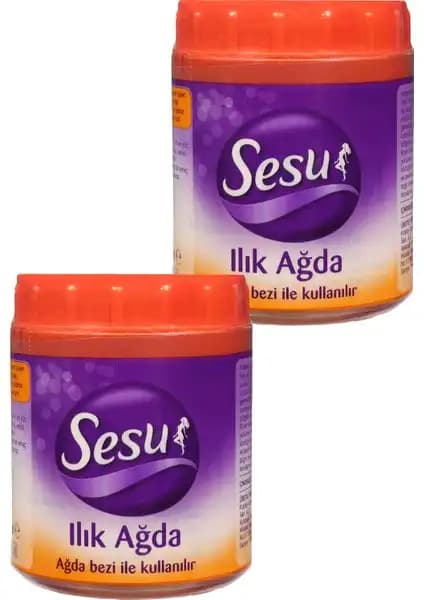 Sesu Turuncu Ilık Ağda 250 Gr Çift Paket Hassas ve Güvenilir Tüy Döküm Çözümü