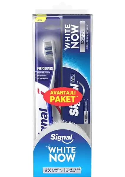 Signal White Now Diş Macunu ve Diş Fırçası Setiyle Güçlü ve Parlak Bir Gülümseme