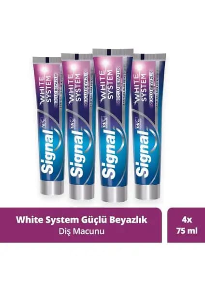 Signal White System Diş Macunu ile Güçlü ve Parlak Gülüşler İçin Etkili Çözüm