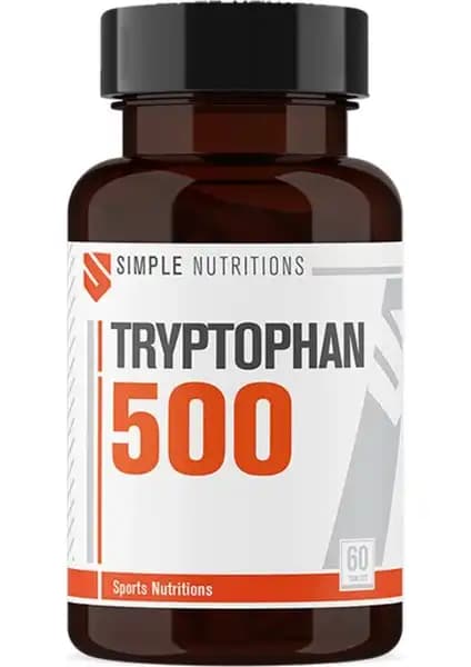 Simple Nutritions Tryptophan 500 Mg Sağlıklı Ruh Hali ve Denge İçin Güçlü Takviye