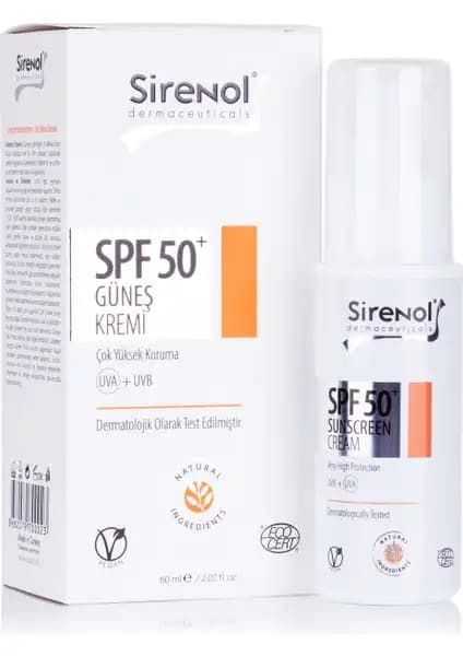 Sirenol Natural Cilt Fırçası SPF50 Güneş Kremi: Doğal ve Yüksek Koruma Sağlayan Formül