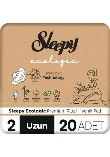 Sleepy Ecologic Premium Plus Uzun Hijyenik Ped: Güvenilirlik ve Konfor Sağlayan Türkiye Menşeli Ürün