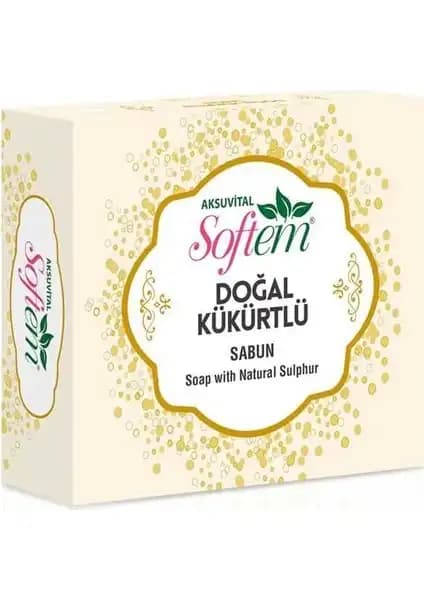 Softem Kükürtlü Sabun 130 gr Doğal İçeriklerle Cilt Sağlığını Koruyan Temizlik Ürünü