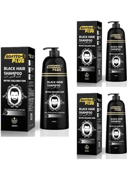 Softto Plus Saç Siyahlaştırıcı Şampuan: Güçlü ve Doğal Koyu Saç Renkleri İçin