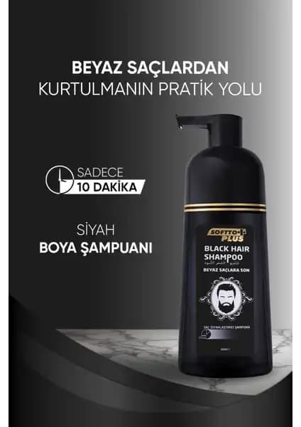 Softto Plus Siyahlaştırıcı Şampuan: Doğal ve Hızlı Siyah Saç Rengi Sağlayan Ürün