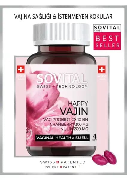 Sovital Py Vajin 40 Softgels ile Günlük Vajinal Sağlık ve Denge Desteği