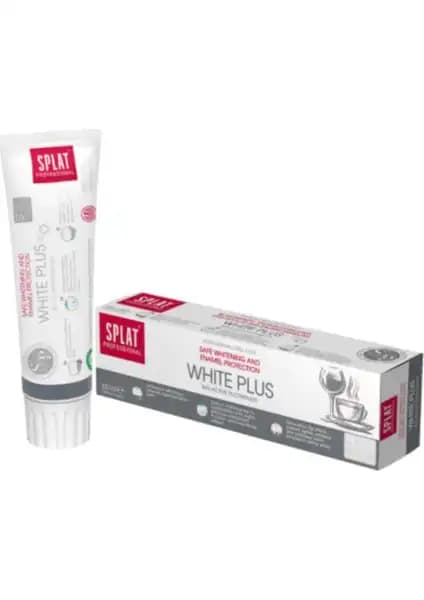 SPLAT Professional White Plus 100 ml: Hassas Dişler İçin Güçlü Beyazlatıcı ve Ferahlatıcı Diş Macunu