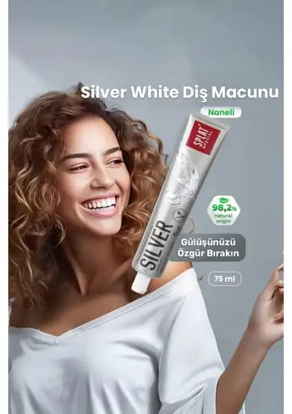 SPLAT Silver Özel Güçlü Antibakteriyel Diş Macunu: Doğal ve Etkili Ağız Bakımı