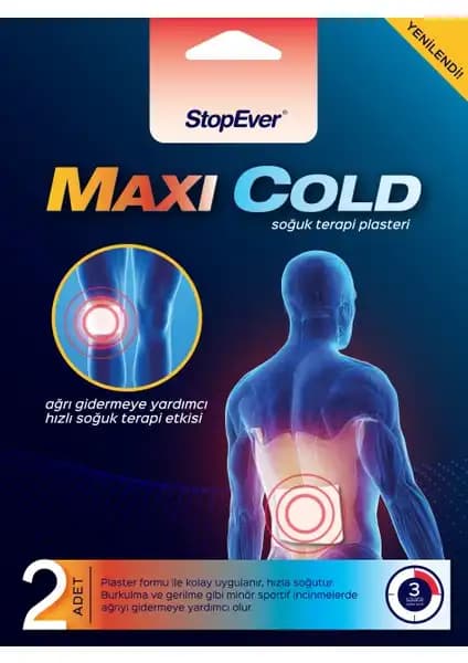 StopEver Maxi Cold Soğuk Terapi Plasteri: Kas ve Yaralanma Rahatlatıcı Ürün