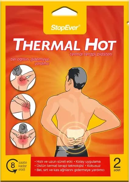 StopEver Termal Hot Terapi Plasteri: Kas Ağrılarını Hafifletmek İçin Güvenilir Sıcaklık Çözümü