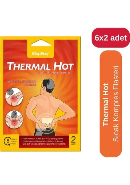 StopEver Thermal Hot Termal Terapi Seti ile Etkili Ağrı ve Rahatlama Çözümü