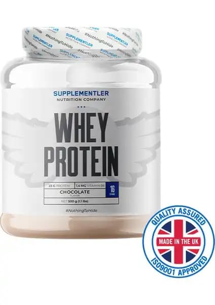 Supplementler Whey Protein 500 gr Çikolata Aroması Sporcular ve Sağlıklı Yaşam İçin Uygun Bir Protein Takviyesi