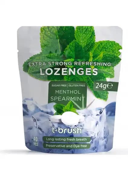 T-Brush Ağız Kokusu Önleyici Mentol ve Nane Aromalı Pastil ile Ferah Bir Nefes Sağlayın