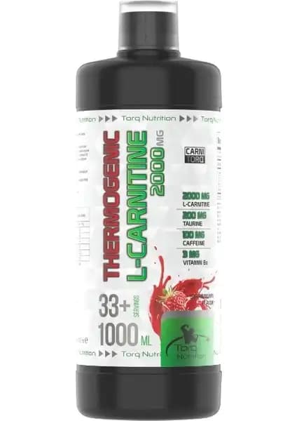 Torq Nutrition Thermogenic L-Carnitine 2000 Mg Çilek Aromalı Spor ve Enerji Artırıcı Takviye