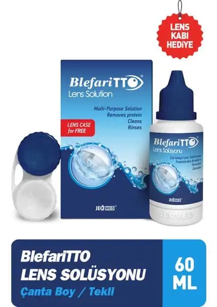 TTO Blefaritto Lens Sıvısı 60 ml ile Güvenli ve Etkili Kontakt Lens Bakımı