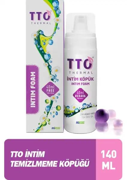 TTO İntim Köpük 140 ml Kadınlar İçin Güvenli ve Etkili Temizlik Çözümü