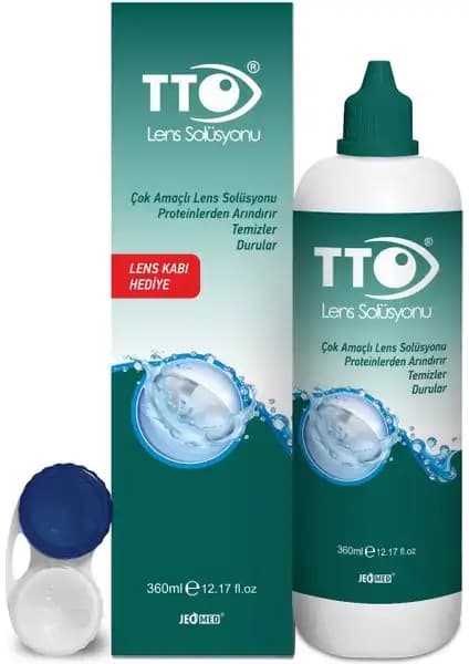 TTO Lens Solüsyon 360 ml: Güvenilir Kontakt Lens Bakım ve Temizlik Çözümü
