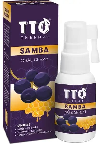TTO Samba Ağız Spreyi 30 ml ile Gün Boyu Ferahlık ve Ağız Sağlığını Koruma