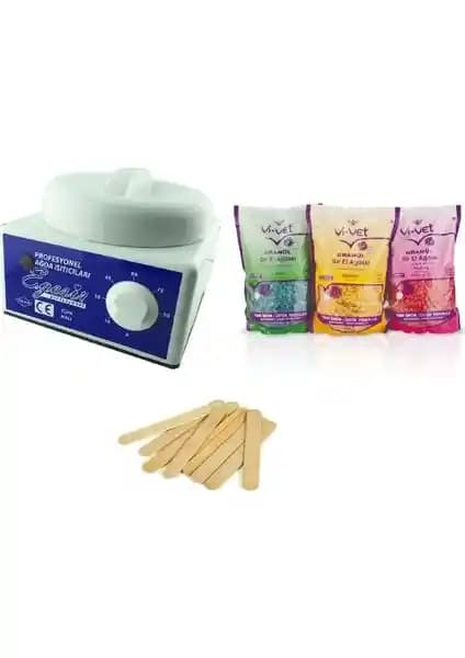 Vi-Vet Ağda Seti: Doğal, Hassas Ciltlere Uygun Profesyonel Ağda Deneyimi