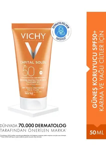 Vichy Capital Soleil SPF50+ Güneş Koruyucu Karma ve Yağlı Ciltler İçin Güncel İnceleme ve Kullanım Tavsiyeleri