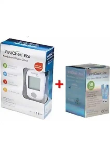 Vivachek Eco Şeker Ölçüm Cihazı ve 50 Adet Strip ile Diyabet Takibi Kolaylaşır