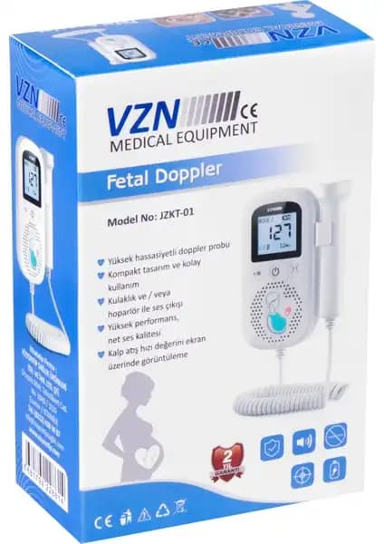 Vzn JZKT-01 Fetal Doppler Gebelik Takibi İçin Güvenilir ve Kullanıcı Dostu Bir Cihaz
