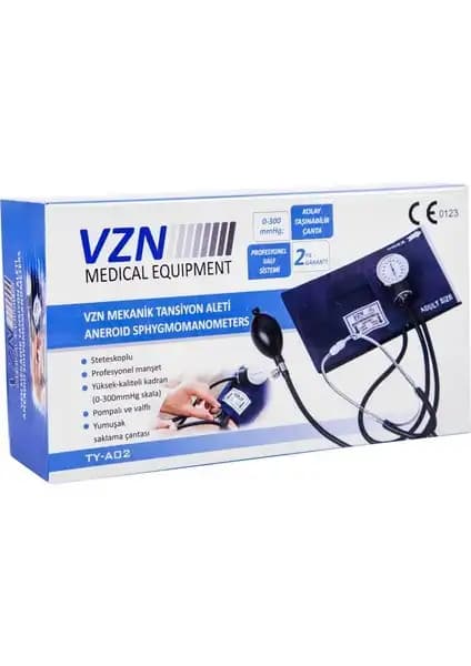 Vzn Mekanik Yetişkin Tansiyon Aleti Aneroid Cırtlı TY-A02 Güvenilir ve Profesyonel Sağlık Ölçüm Cihazı