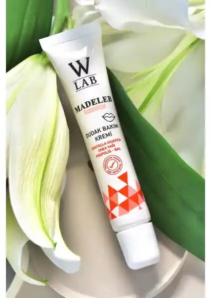 W-Lab Madeleb Dudak Bakım Kremi Doğal İçeriklerle Dudak Sağlığını Destekler