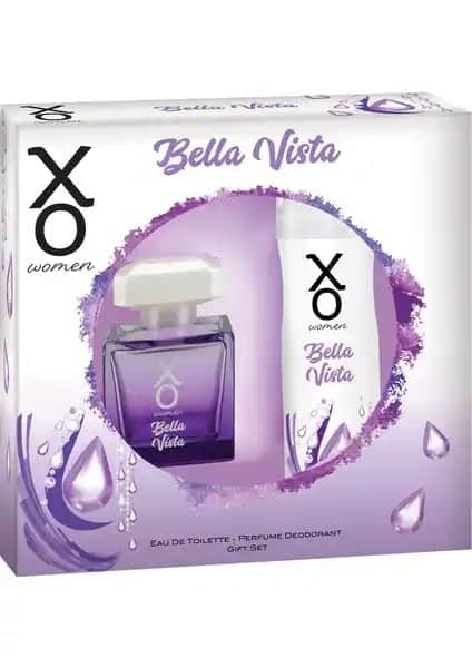 XO Bella Vista Kadın Parfüm Seti: Kalıcı ve Hafif Çiçeksi Koku Deneyimi