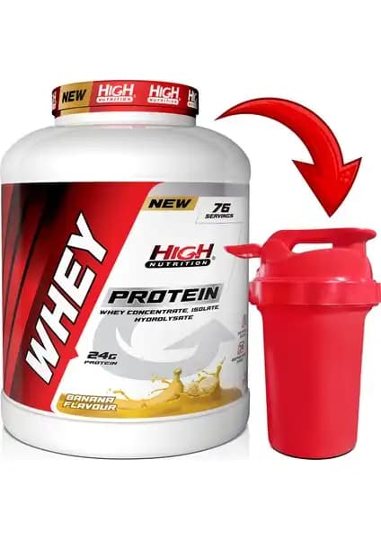 Yüksek Besin Değeriyle Muz Aromalı Whey Protein Sporcular ve Sağlıklı Yaşam Arayanlar İçin