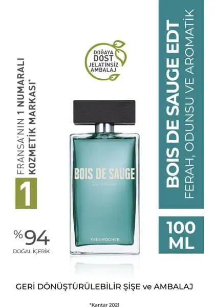 Yves Rocher Bois De Sauge Erkek Edt: Doğal İçerikli Odunsu Aromatik Parfüm