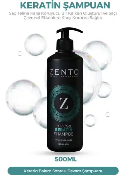 Zento Hair Care Keratin Bakım Şampuanı: Sağlıklı, Parlak ve Güçlü Saçlar İçin İdeal Çözüm