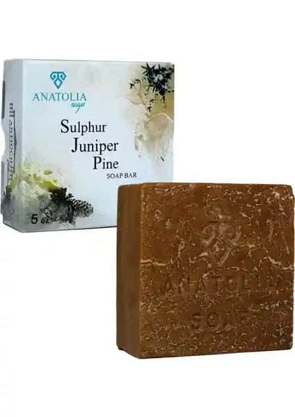 Anatolia Soap Çam Ardıç Kükürt Sabunu: Doğal ve Etkili Temizlik İçin El Yapımı Sabun