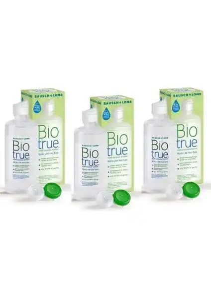 Biotrue 300ML Lens Solüsyonu 3’lü: Göz Sağlığını Destekleyen Güvenilir Temizlik ve Nemlendirici