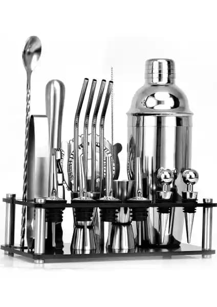 Buyfun Paslanmaz Çelik Kokteyl Seti: Dayanıklı ve Şık Bar Araçlarıyla Profesyonel İçki Sunumu
