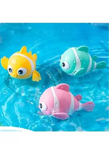 Cansa Kurmalı Balık Bebek Banyo Oyuncağı Çocuklar İçin Eğlenceli ve Güvenli Deneyim
